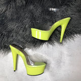 Rhylie Classic Stiletto - Gloss - 6 INCH, stripper shoe, stripper heel, pole heel, not a pleaser, platform, dancer, pole dance, floor work