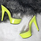 Rhylie Classic Stiletto - Gloss - 6 INCH, stripper shoe, stripper heel, pole heel, not a pleaser, platform, dancer, pole dance, floor work