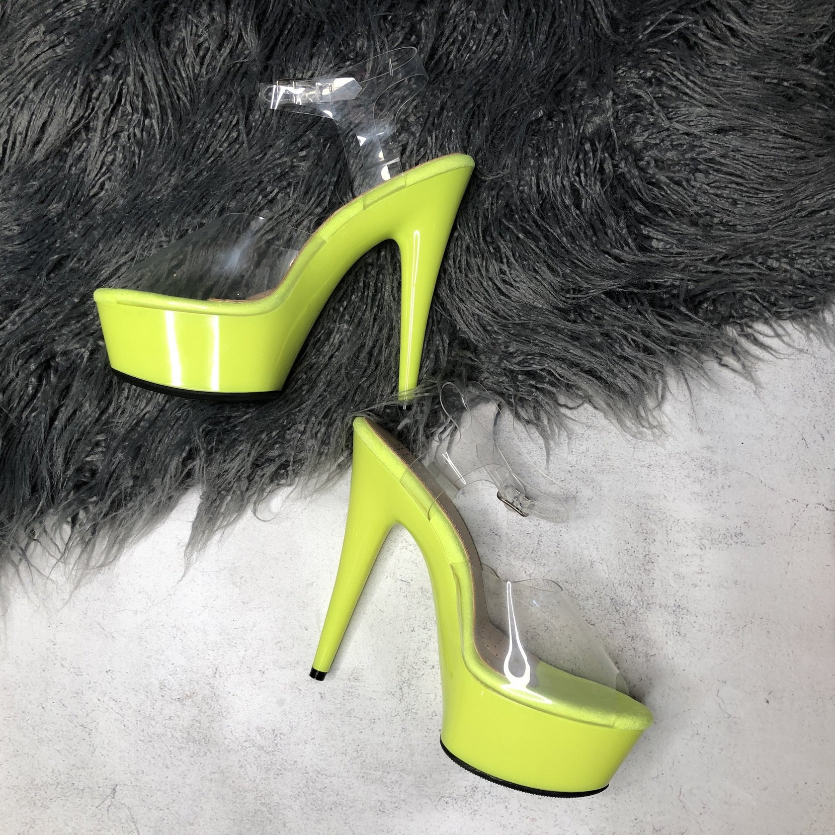 Rhylie Classic Stiletto - Gloss - 6 INCH, stripper shoe, stripper heel, pole heel, not a pleaser, platform, dancer, pole dance, floor work