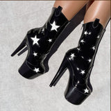 Save A Horse - Black - 7 INCH, stripper shoe, stripper heel, pole heel, not a pleaser, platform, dancer, pole dance, floor work