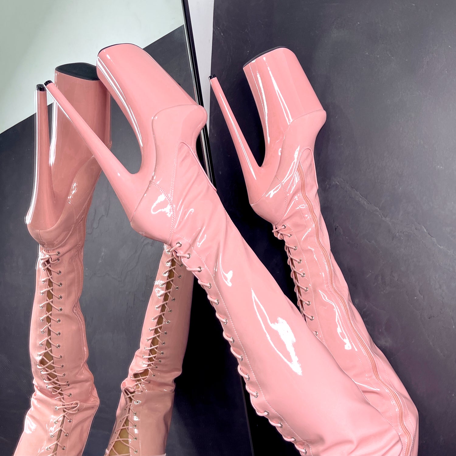 LipKit Thigh High - Candy Shop - 9 INCH – Hella Heels US