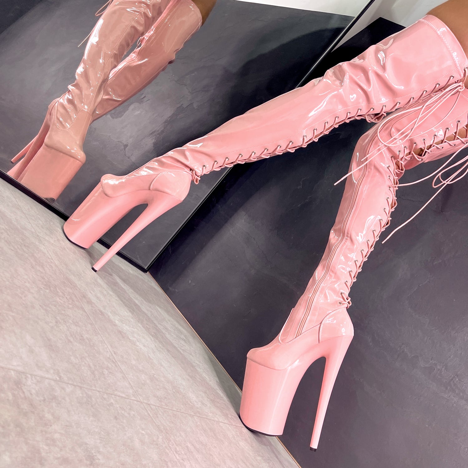 LipKit Thigh High - Candy Shop - 9 INCH – Hella Heels US