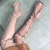 LipKit Thicc Thigh High - Dream On - 7 INCH, stripper shoe, stripper heel, pole heel, not a pleaser, platform, dancer, pole dance, floor work