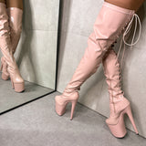 LipKit Thigh High - Dream On - 8 INCH, stripper shoe, stripper heel, pole heel, not a pleaser, platform, dancer, pole dance, floor work
