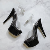 Dakota Classic Stiletto - Gloss - 6 INCH, stripper shoe, stripper heel, pole heel, not a pleaser, platform, dancer, pole dance, floor work