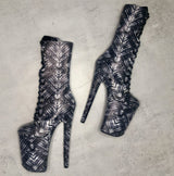 Cult Boot - 9 INCH, stripper shoe, stripper heel, pole heel, not a pleaser, platform, dancer, pole dance, floor work