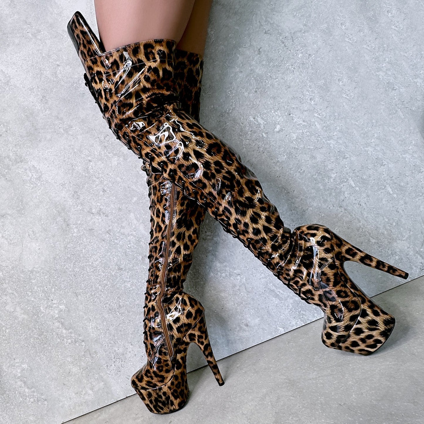 Leopard Restocked! Betcha can't just own one pair of Thigh-High