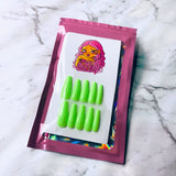    press_on_nails_neon_coffin_green_long