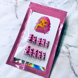    press_on_nails_pink_square_cow_print